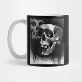 Misfit - Gothic Skull Print by Ansekenamun Mug